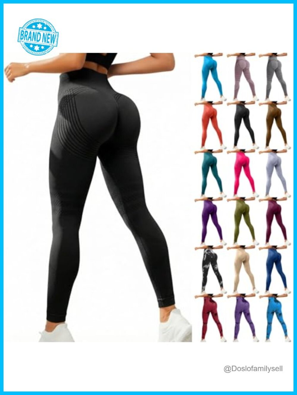 Anti Cellulite Compression Leggings Women High Rise Butt Lifting